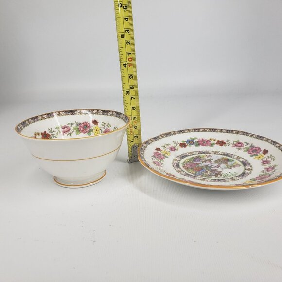 Vintage Royal Paragon Manchu Pattern Fine Bone China Tea Cup and Saucer - Picture 12 of 12